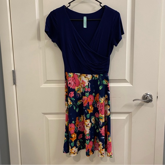 ModCloth Faux Wrap Dress - Picture 1 of 2